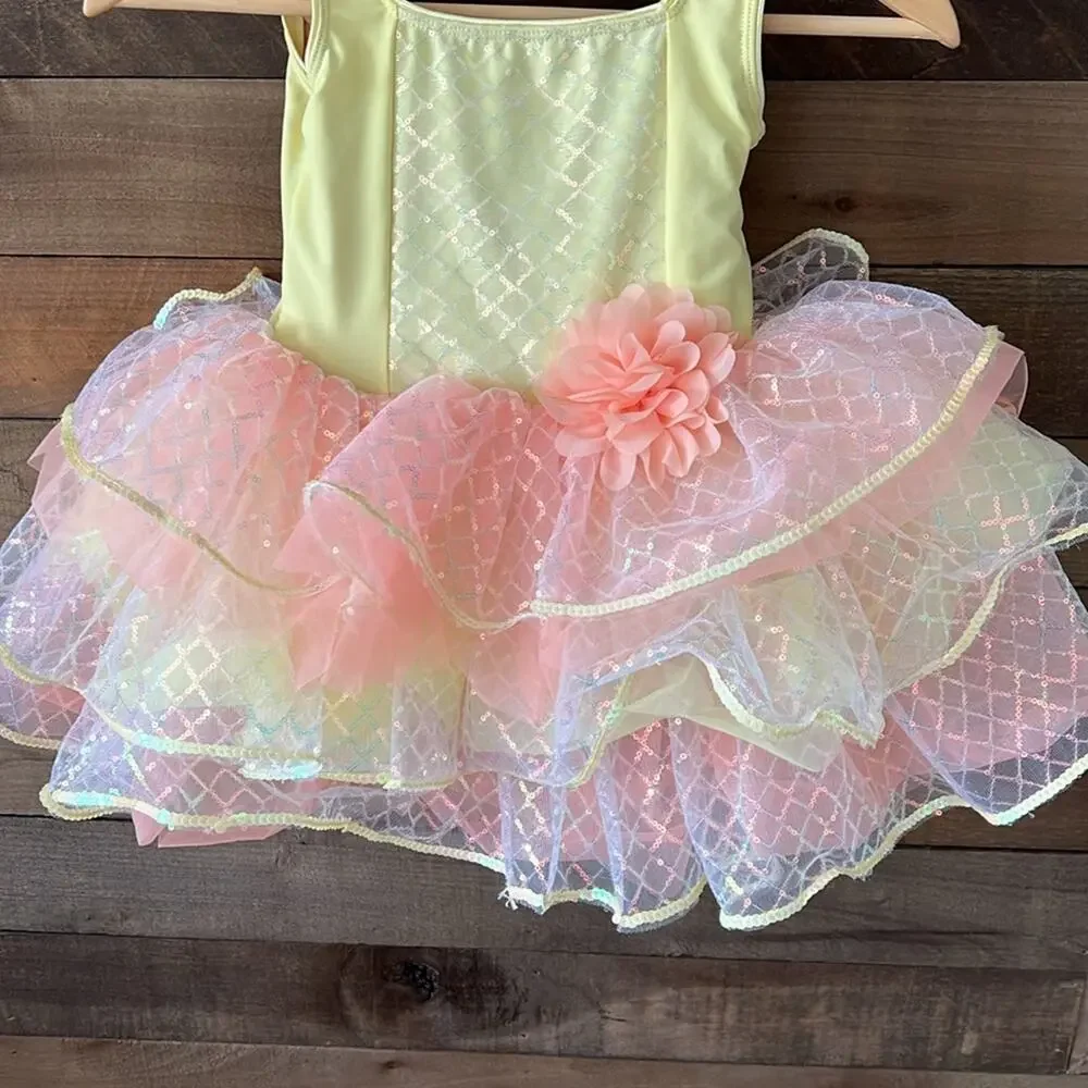 NWOT Revolution Dancewear Girl's Embraceable You Dress Dance Costume